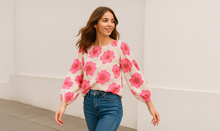 Romantic Silhouettes blouse