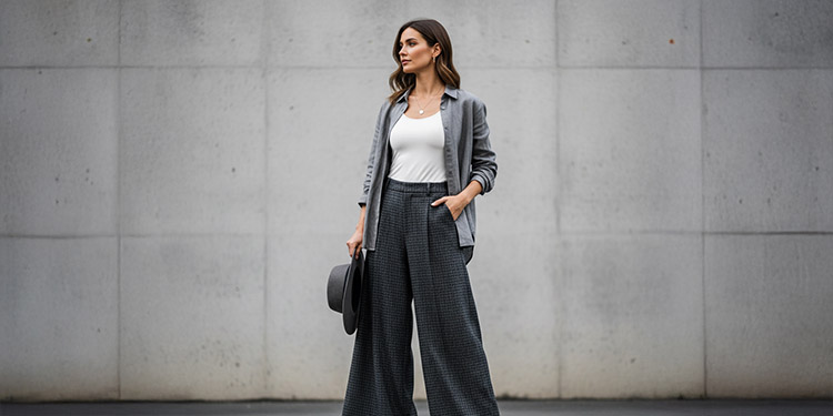 Wide-Leg Trousers
