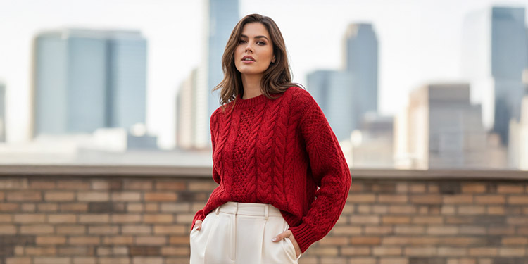 Bright Red Pullovers