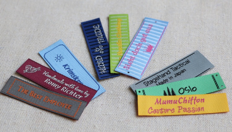 textured labels