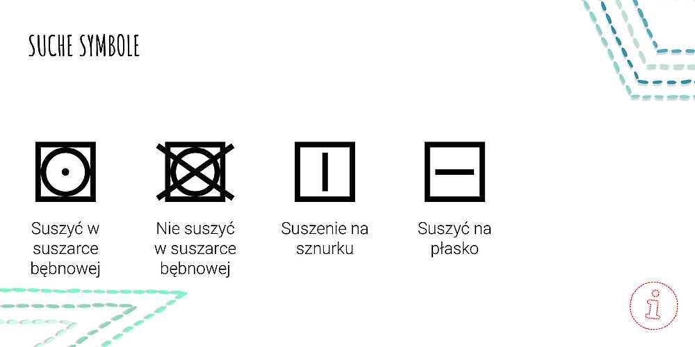 Ogólne symbole suszarek