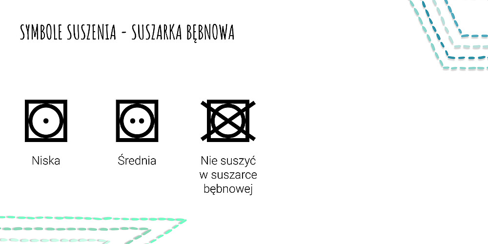 symbole temperatury - suszenie