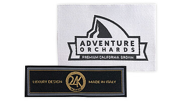 Webetiketten mit eigenem Logo