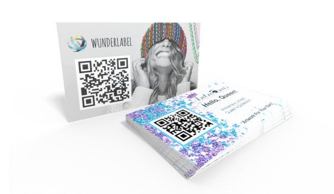 business cards with qr code