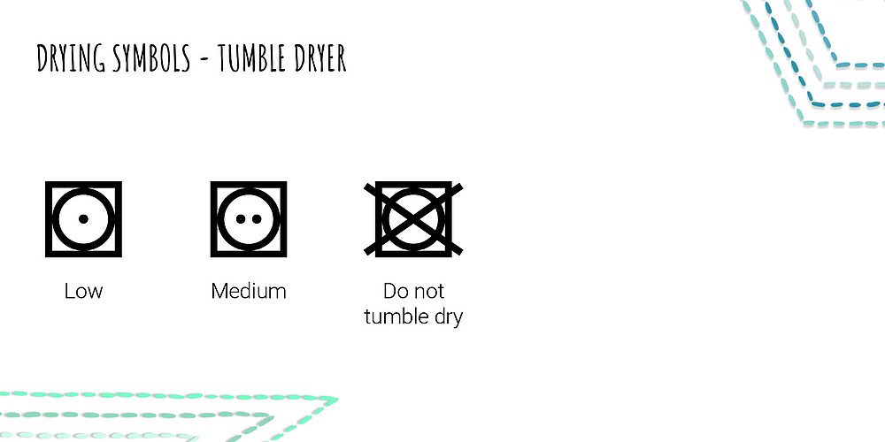 tumble dryer symbols