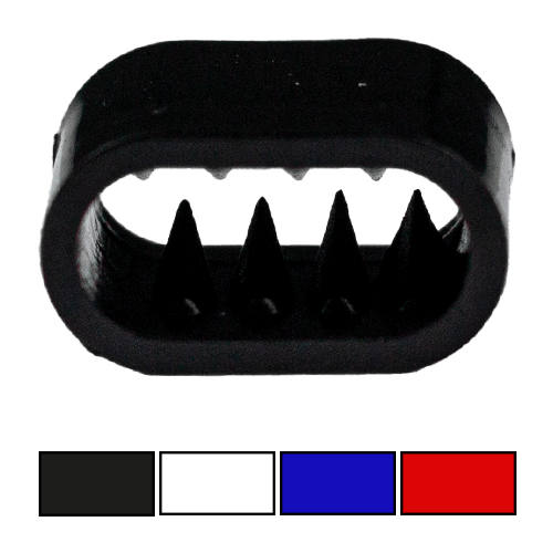 Large plastic closures for wristbands, rectangular