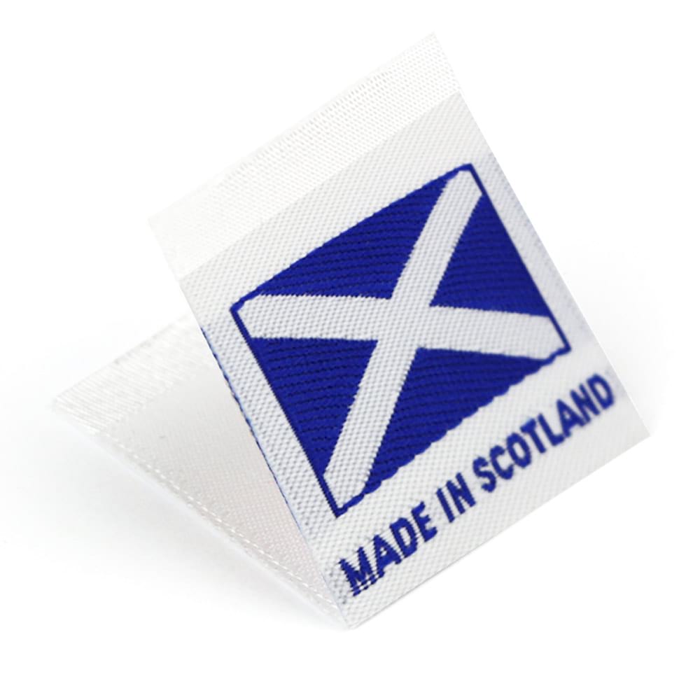 Etiquetas Tejidas con Bandera 'Made in Scotland'