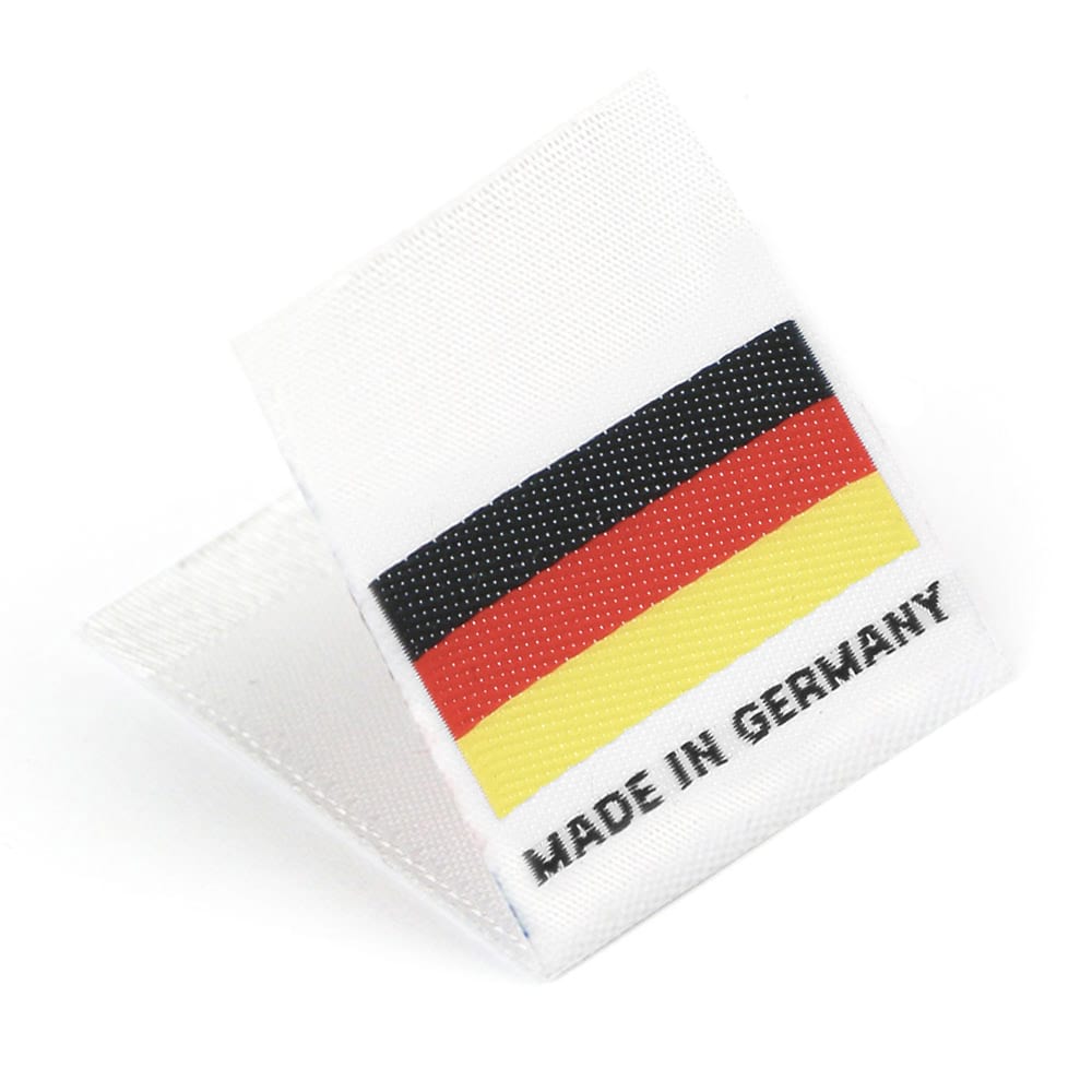 Geweven Labels vlag 'Made in Germany'